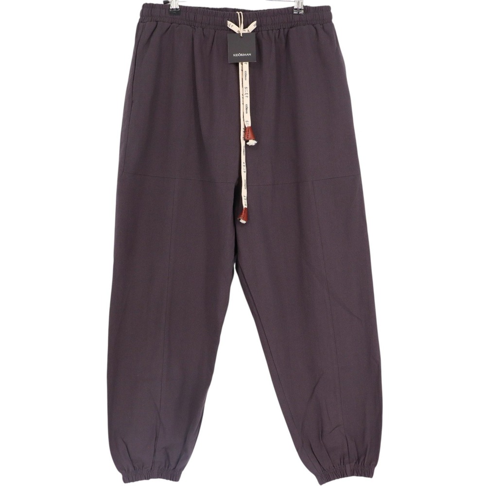 Kidōriman Mens Harem Jogger Pants Dark Gray Japanese Streetwear Size M NEW